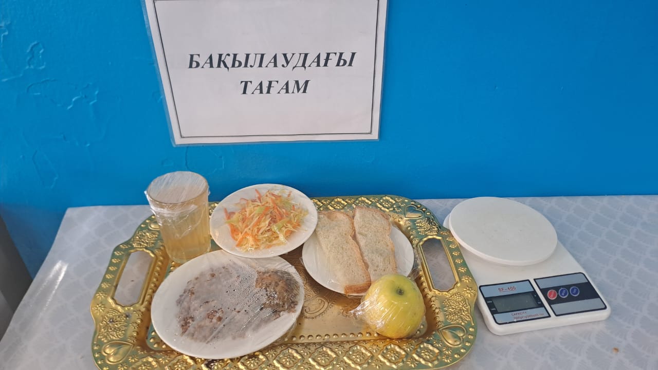 Тегін тамақтанатын оқушылардың бір күндік ас мәзірі