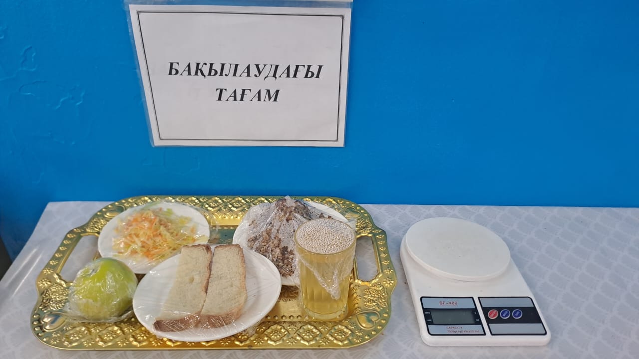 Тегін тамақтанатын оқушылардың бір күндік ас мәзірі