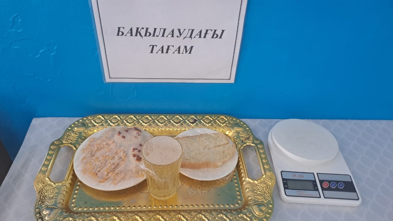 Тегін тамақтанатын оқушылардың бір күндік ас мәзірі