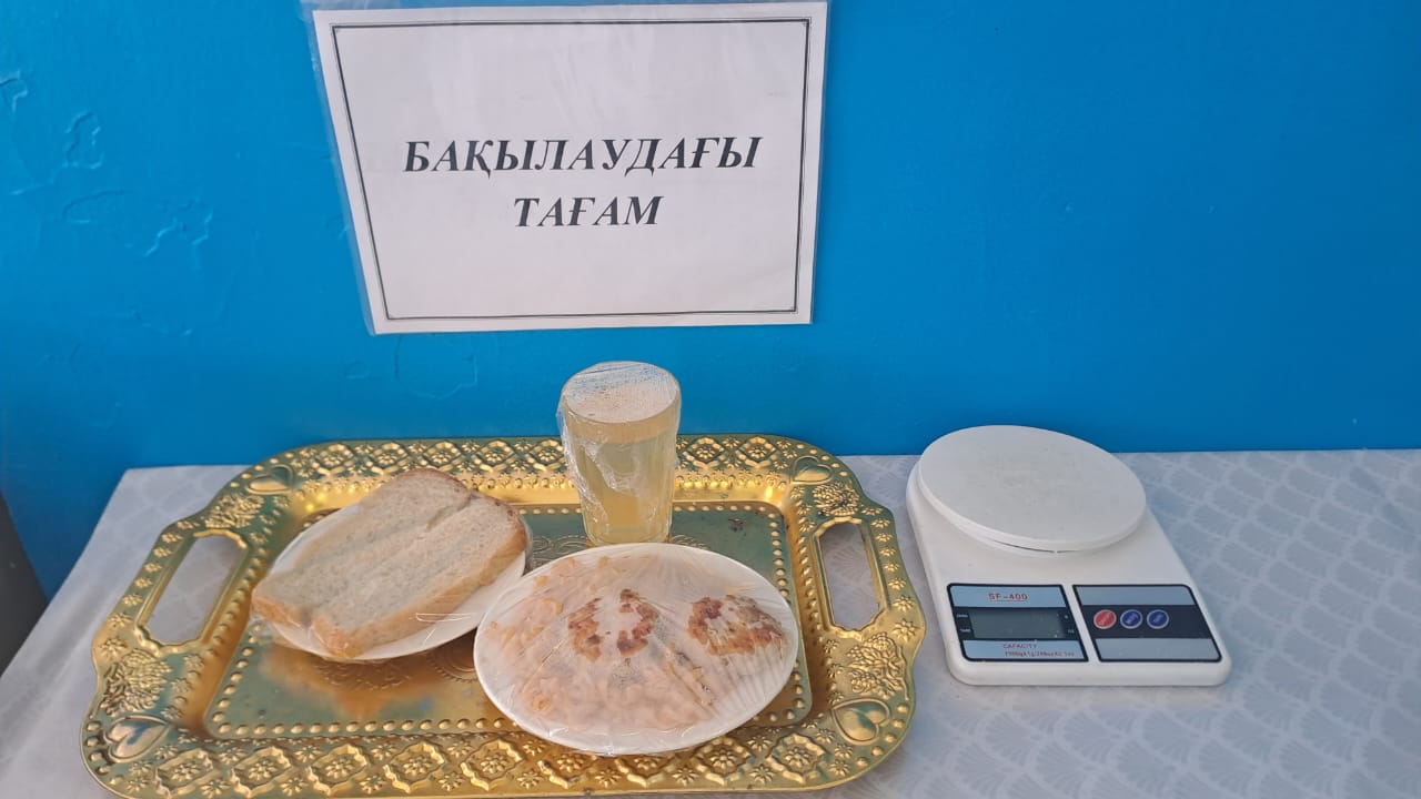 Тегін тамақтанатын оқушылардың бір күндік ас мәзірі