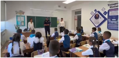 Алдын алу шаралары: «Қауіпсіз қоғам» тақырыбына сәйкес құзырлы орган қызметкерлерімен тақырыптық кездесу