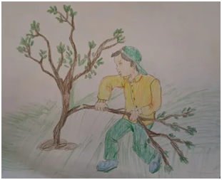 " Зорлық - зомбылықсыз балалық шақ" онкүндігінің аясында «Жақсы мен жаман әрекеттер» тақырыбында 1 - 4 сынып оқушылары арасында сурет байқауы